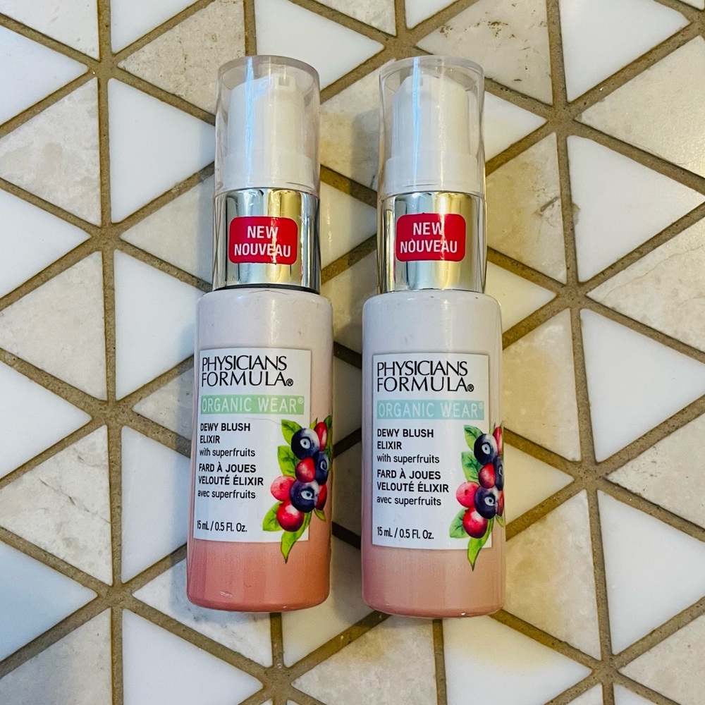 BUNDLE (2) Physicians Formula Organic Wear Dewy Blush Elixir Gorgeous Peach